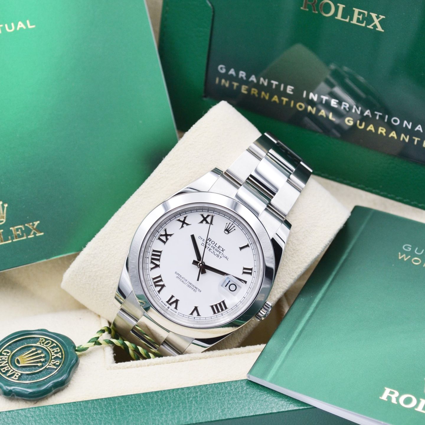 Rolex Datejust 41 126300 (2022) - White dial 41 mm Steel case (7/7)