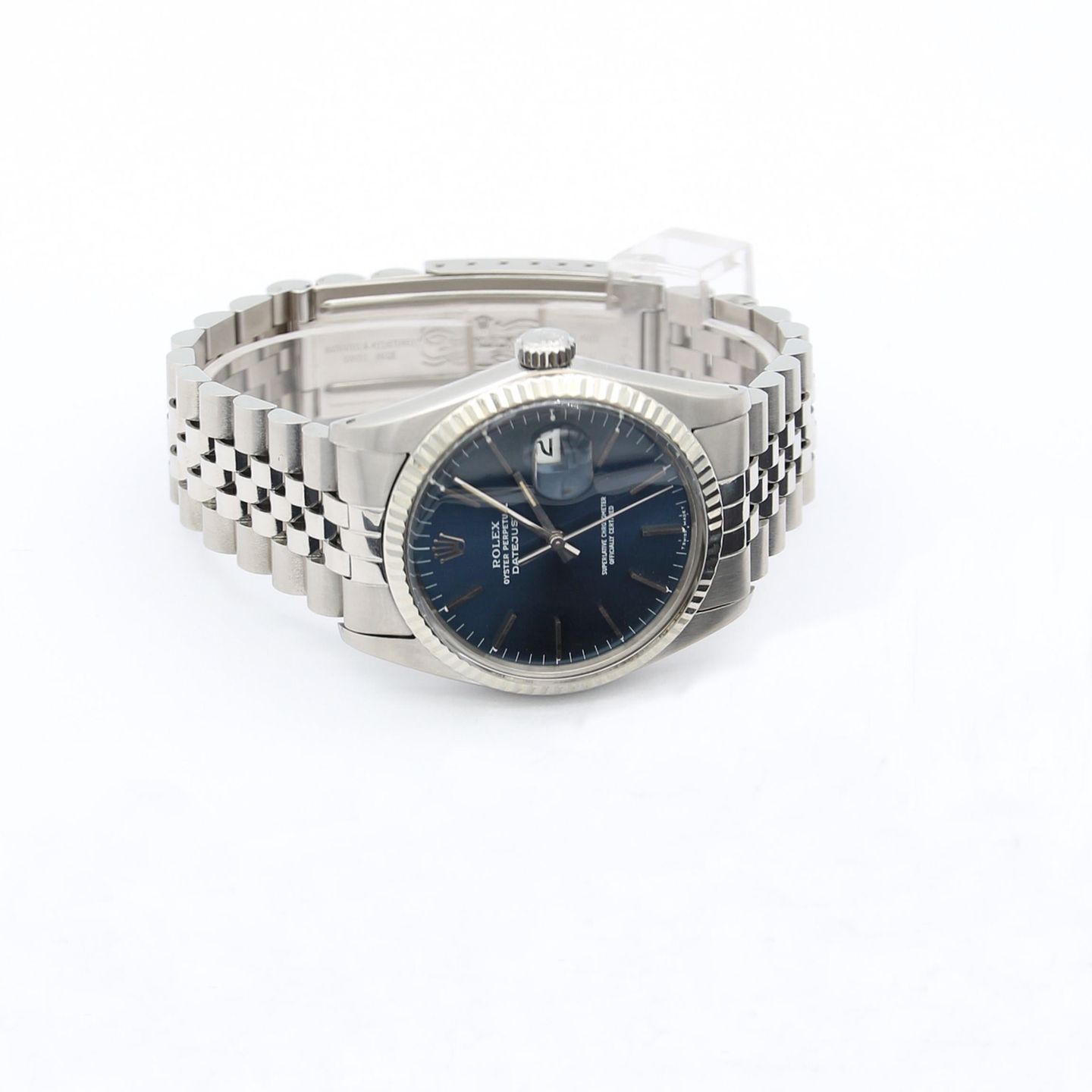 Rolex Datejust 36 16014 (Onbekend (willekeurig serienummer)) - Blauw wijzerplaat 36mm Staal (5/6)