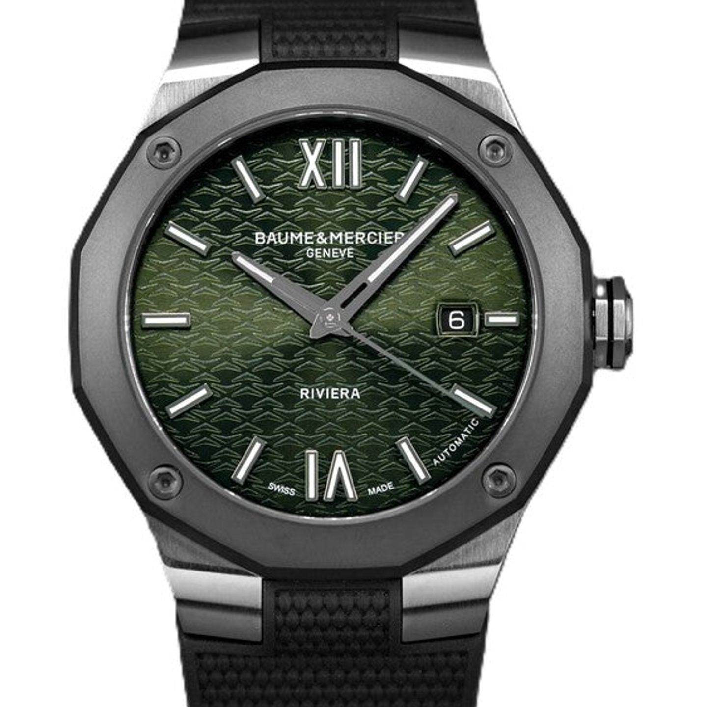 Baume & Mercier Riviera M0A10763 (2026) - Groen wijzerplaat 42mm Staal (1/1)