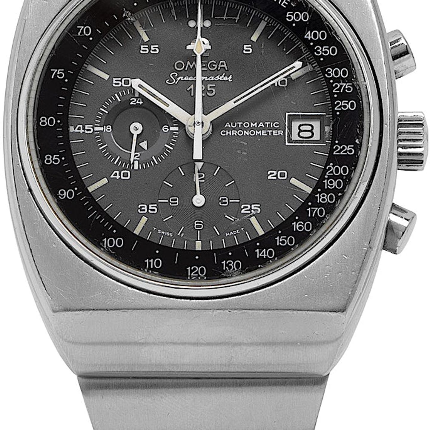 Omega Speedmaster ST 378.0801 Puls (1971) - Black dial 42 mm Steel case (2/4)