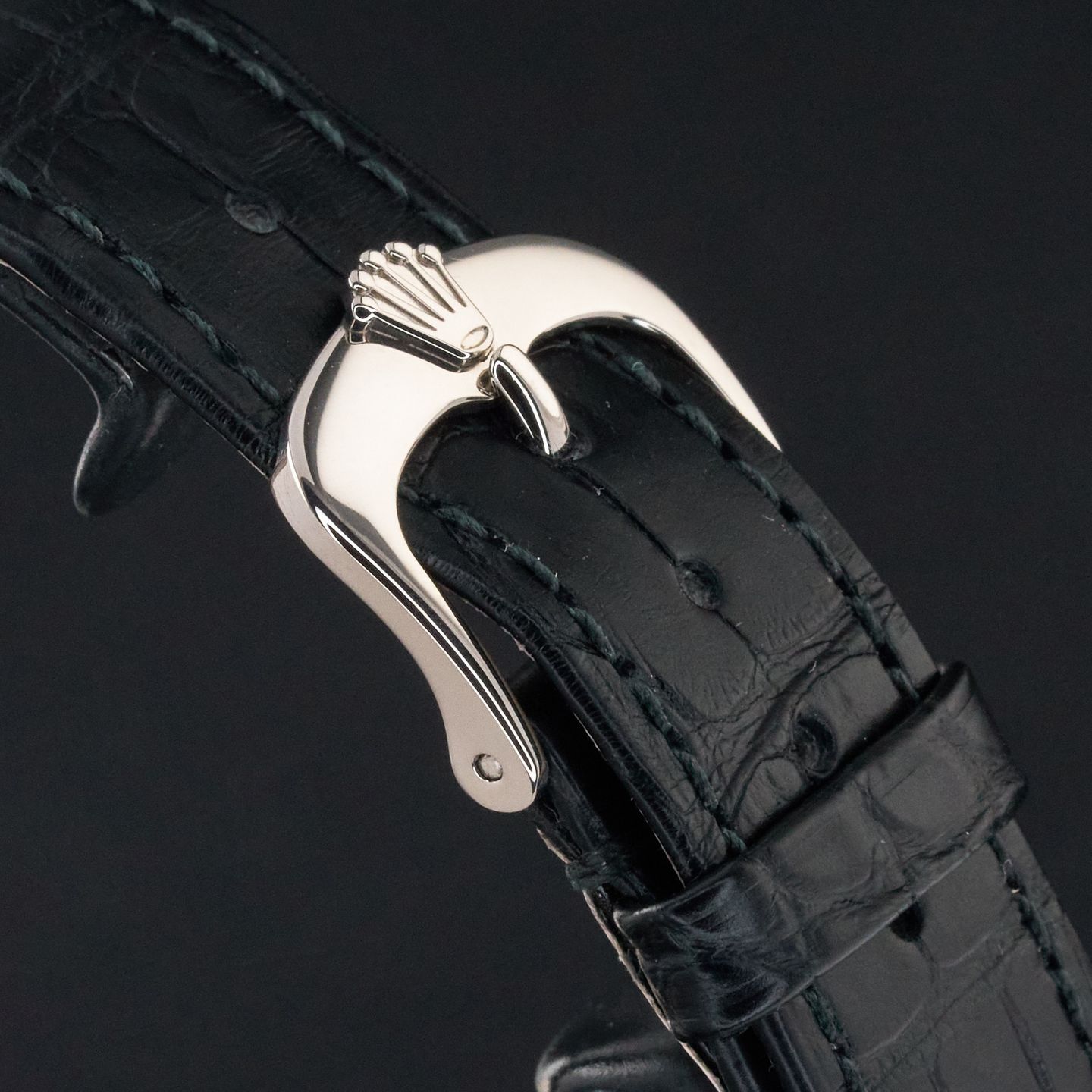 Rolex Cellini Time 50509 (2018) - Silver dial 39 mm White Gold case (8/8)