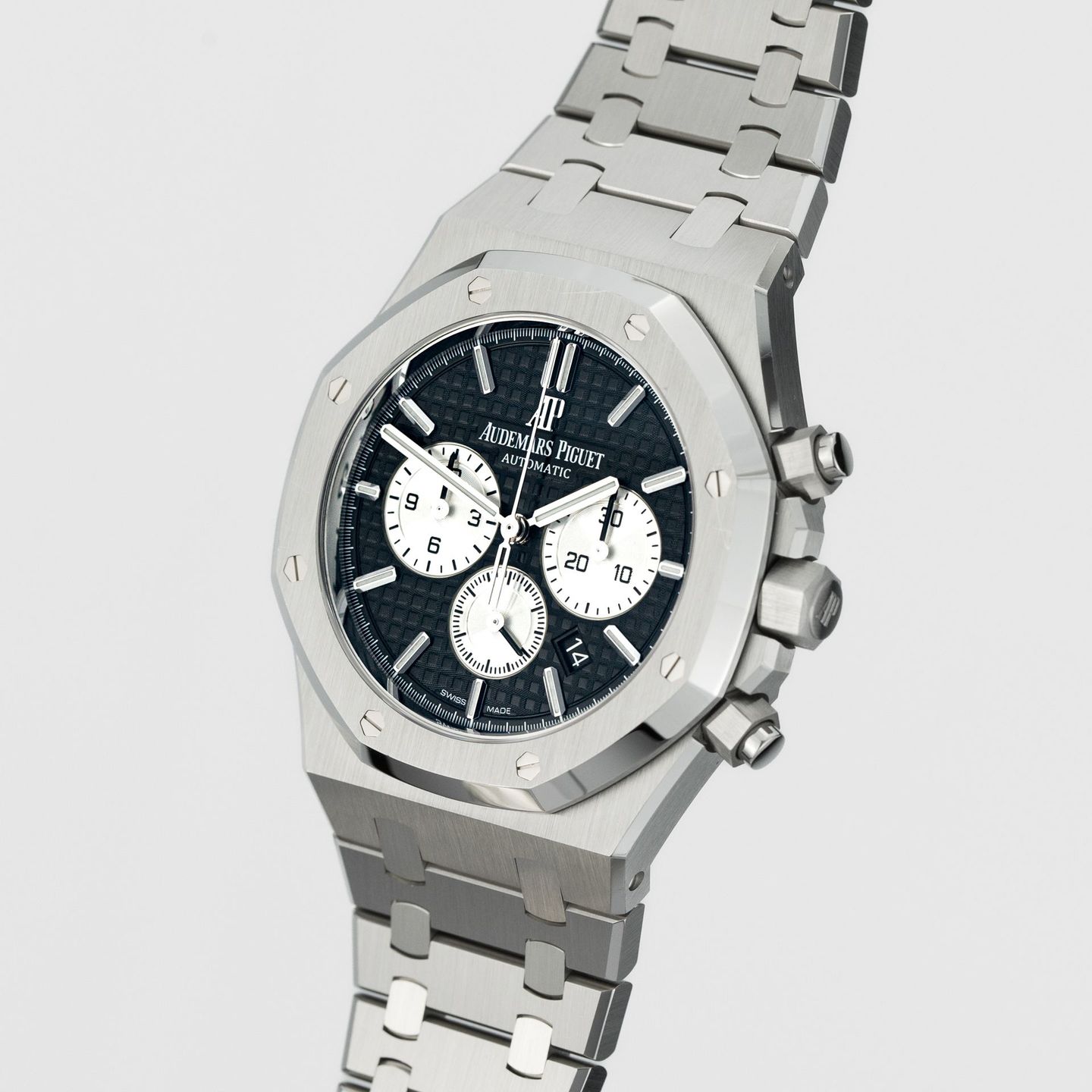 Audemars Piguet Royal Oak Chronograph 26331ST.OO.1220ST.02 (2020) - Zwart wijzerplaat 41mm Staal (3/7)