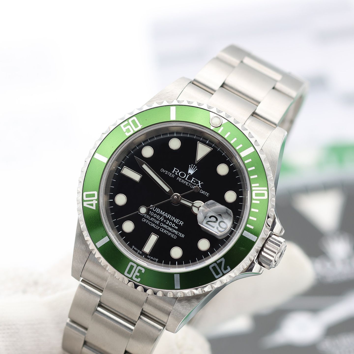 Rolex Submariner Date 16610LV - (8/8)