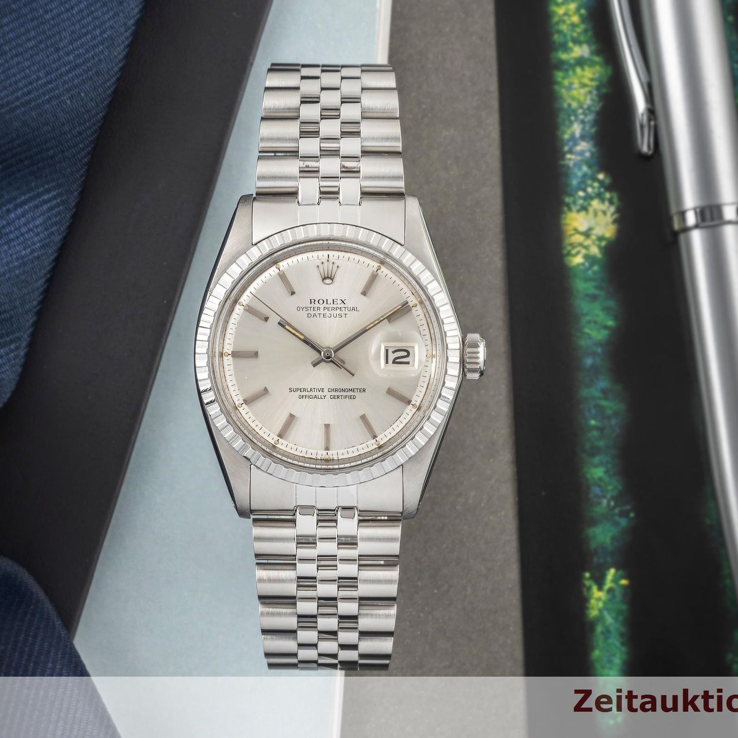 Rolex Oyster Perpetual 36 116034 (1970) - Silver dial 36 mm Steel case (2/8)