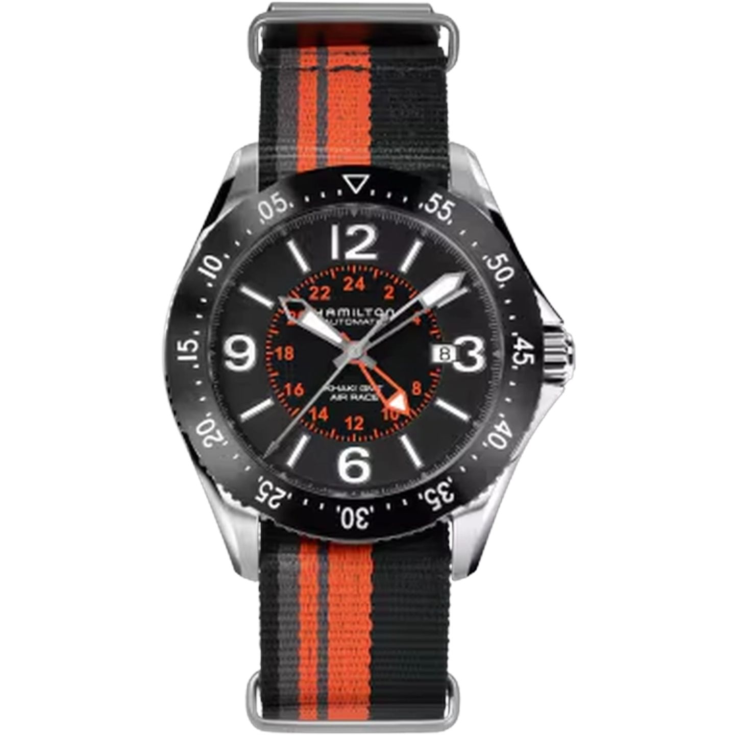 Hamilton Khaki Pilot H76755131 (2025) - Zwart wijzerplaat 44mm Staal (1/1)