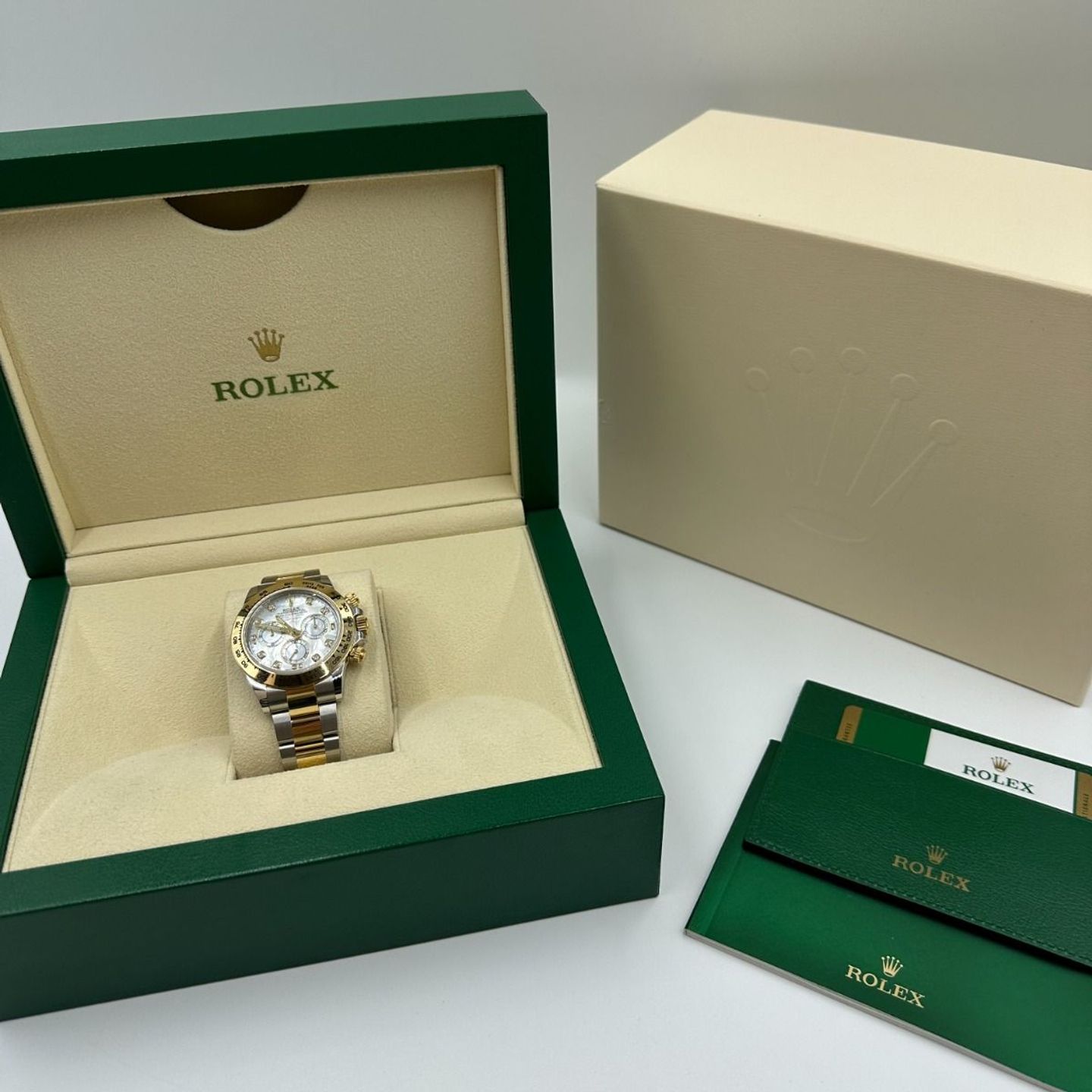 Rolex Daytona 116503 (2020) - Parelmoer wijzerplaat 40mm Staal (2/8)