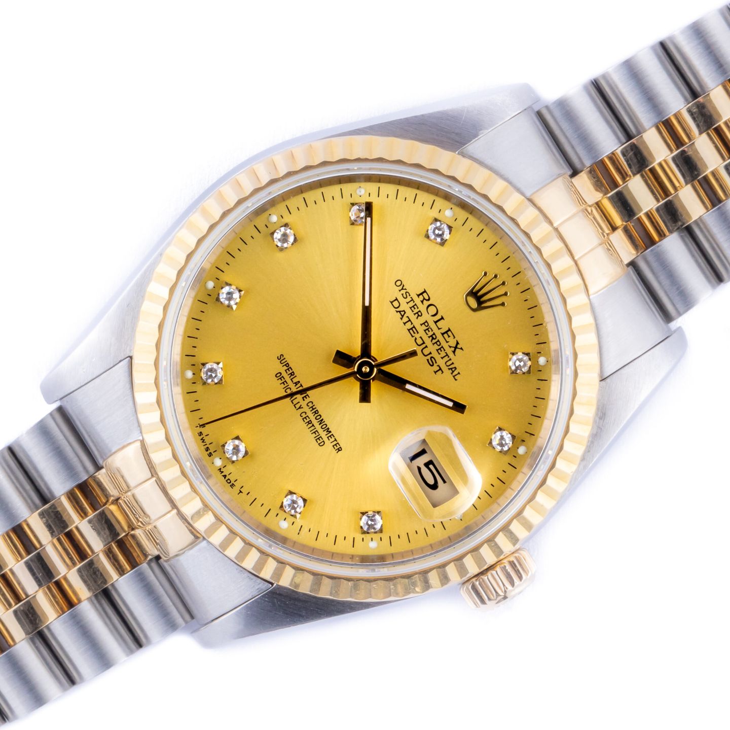 Rolex Datejust 36 16233 (1993) - 36mm Goud/Staal (1/7)