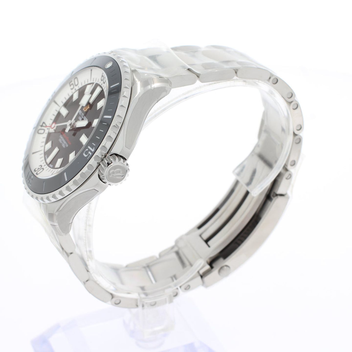 Breitling Superocean A17378211B1A1 (2026) - Zwart wijzerplaat 46mm Staal (2/4)