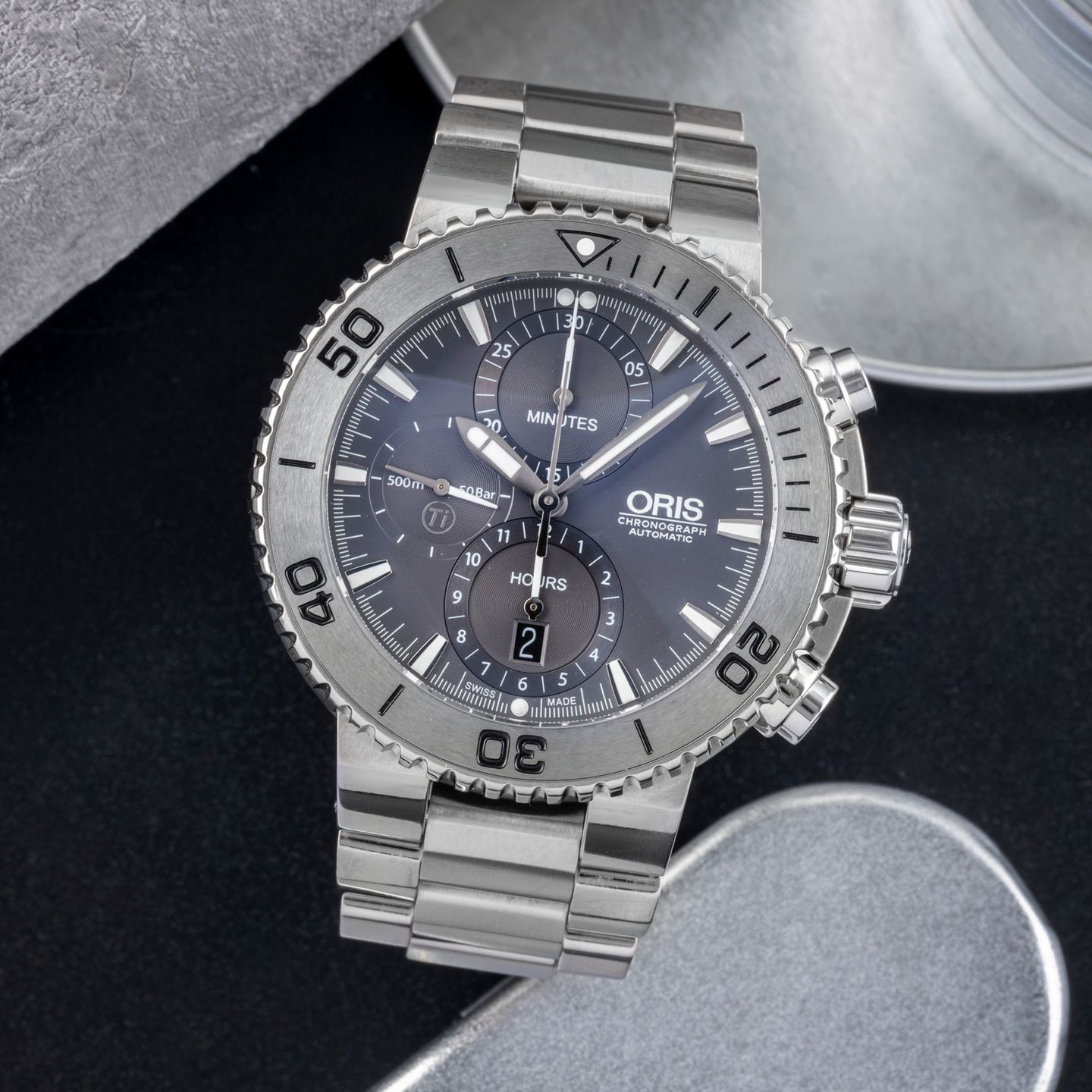 Oris Aquis Chronograph 01 674 7655 7253-07 8 26 75PEB - (1/8)
