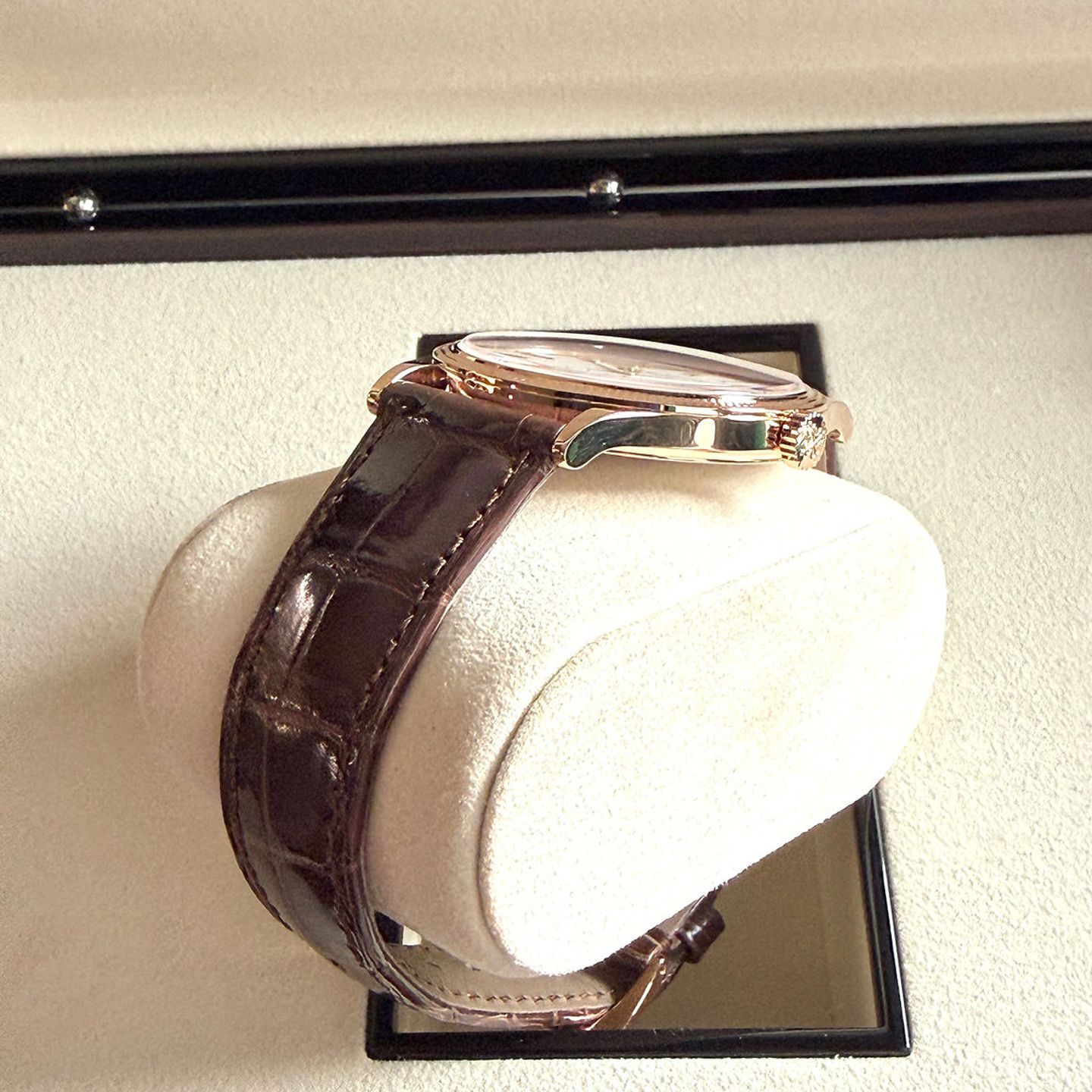 Patek Philippe Calatrava 6119R-001 (2025) - Zilver wijzerplaat 39mm Roségoud (4/5)