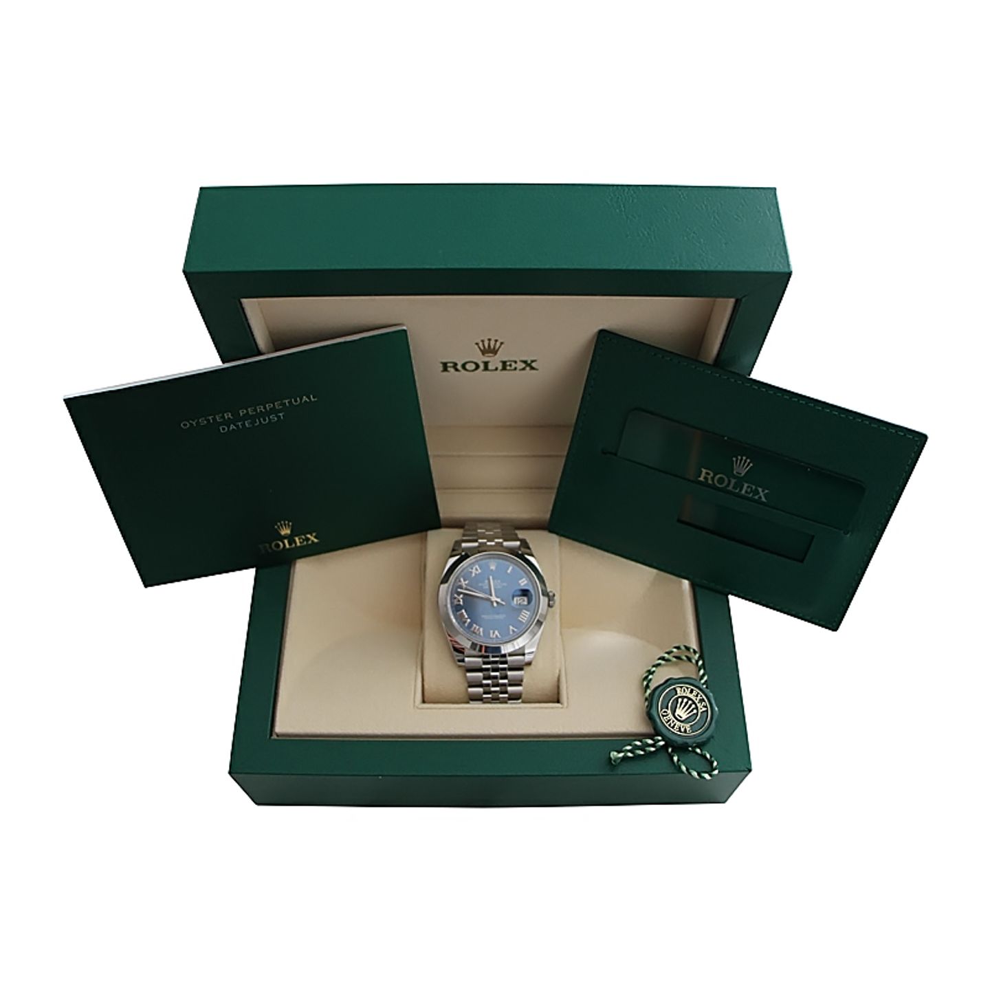 Rolex Datejust 41 126300 (2024) - Blauw wijzerplaat 41mm Staal (4/4)