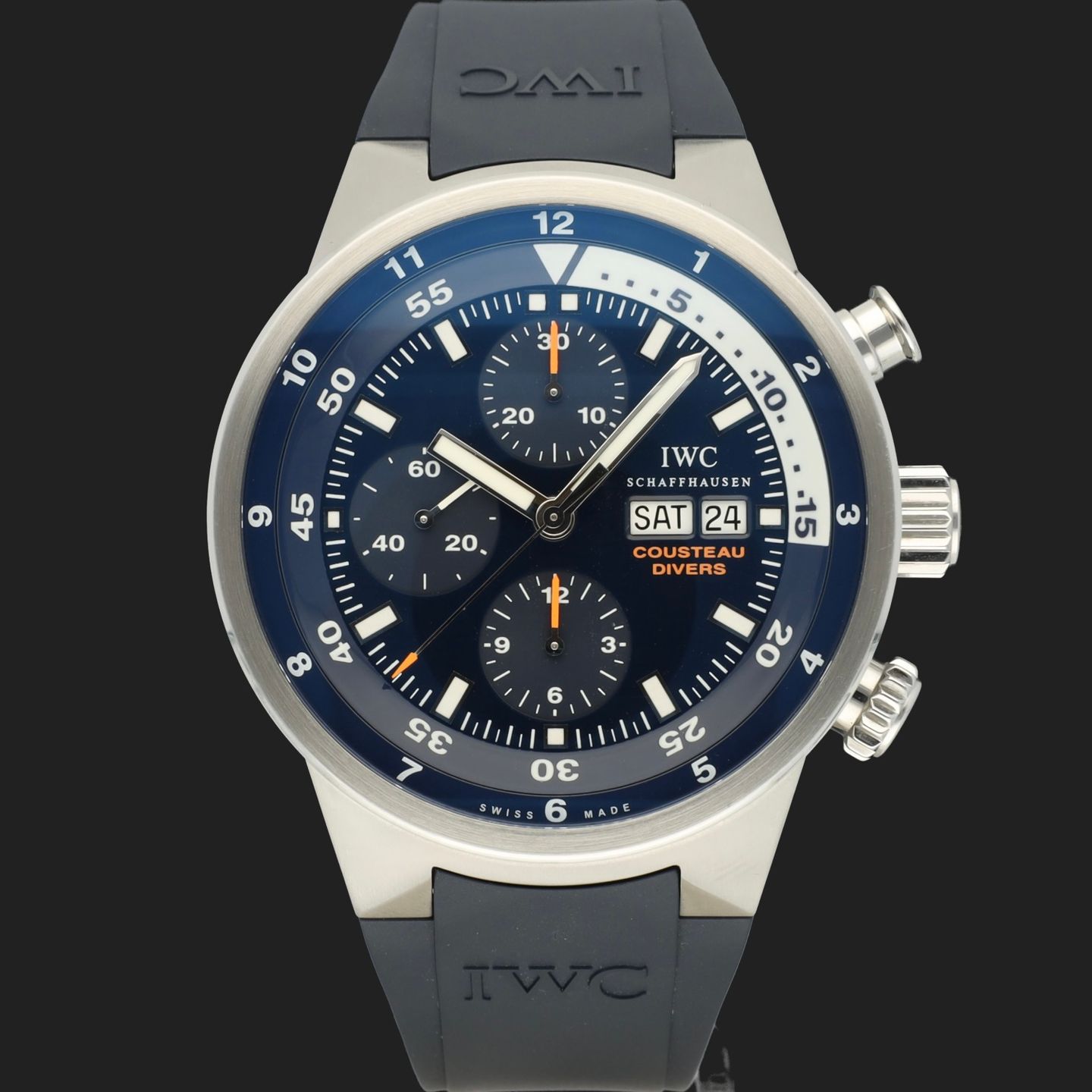 IWC Pilot IW326805 (2007) - Zwart wijzerplaat 39mm Staal (3/8)