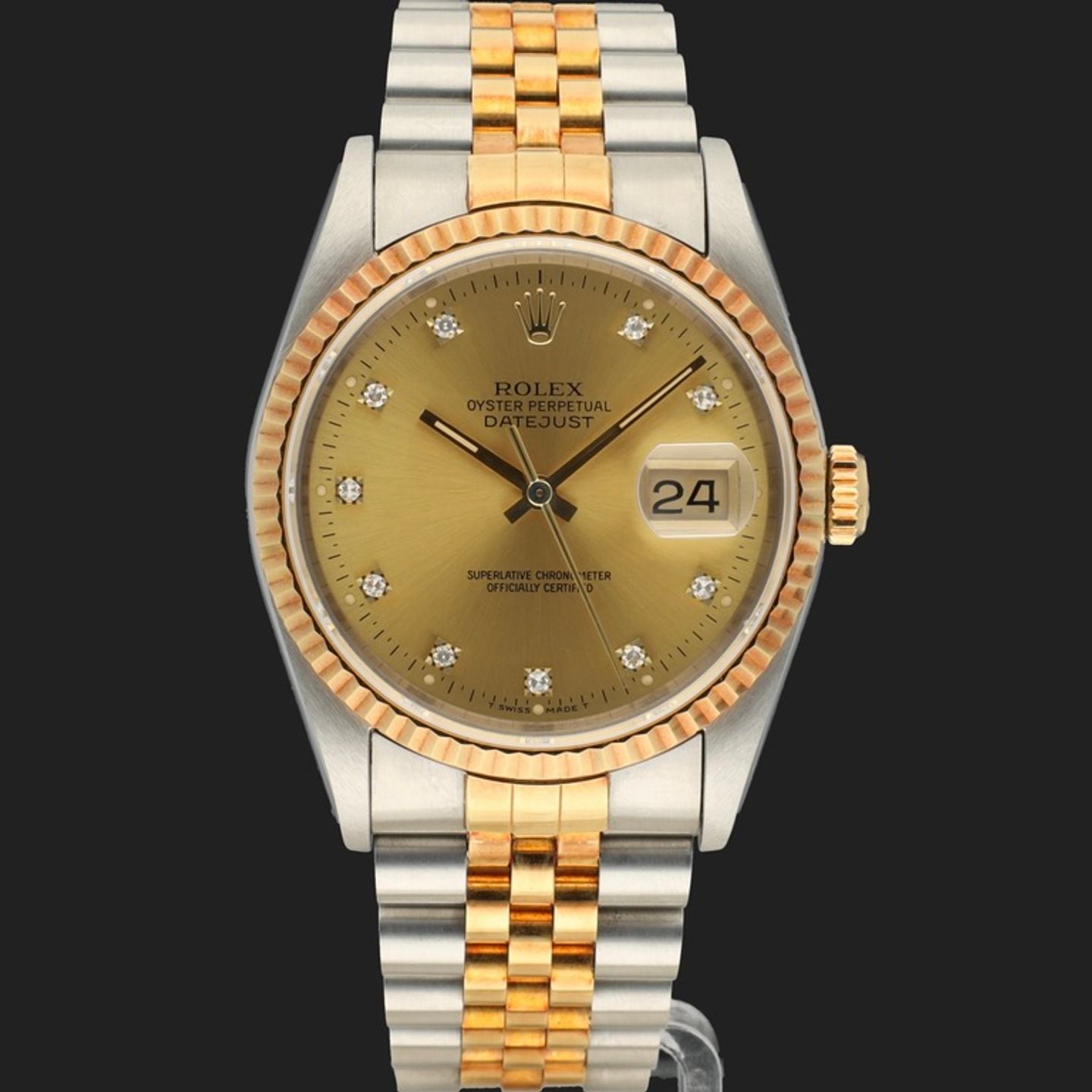 Rolex Datejust 36 16233 (1991) - 36 mm Gold/Steel case (3/7)