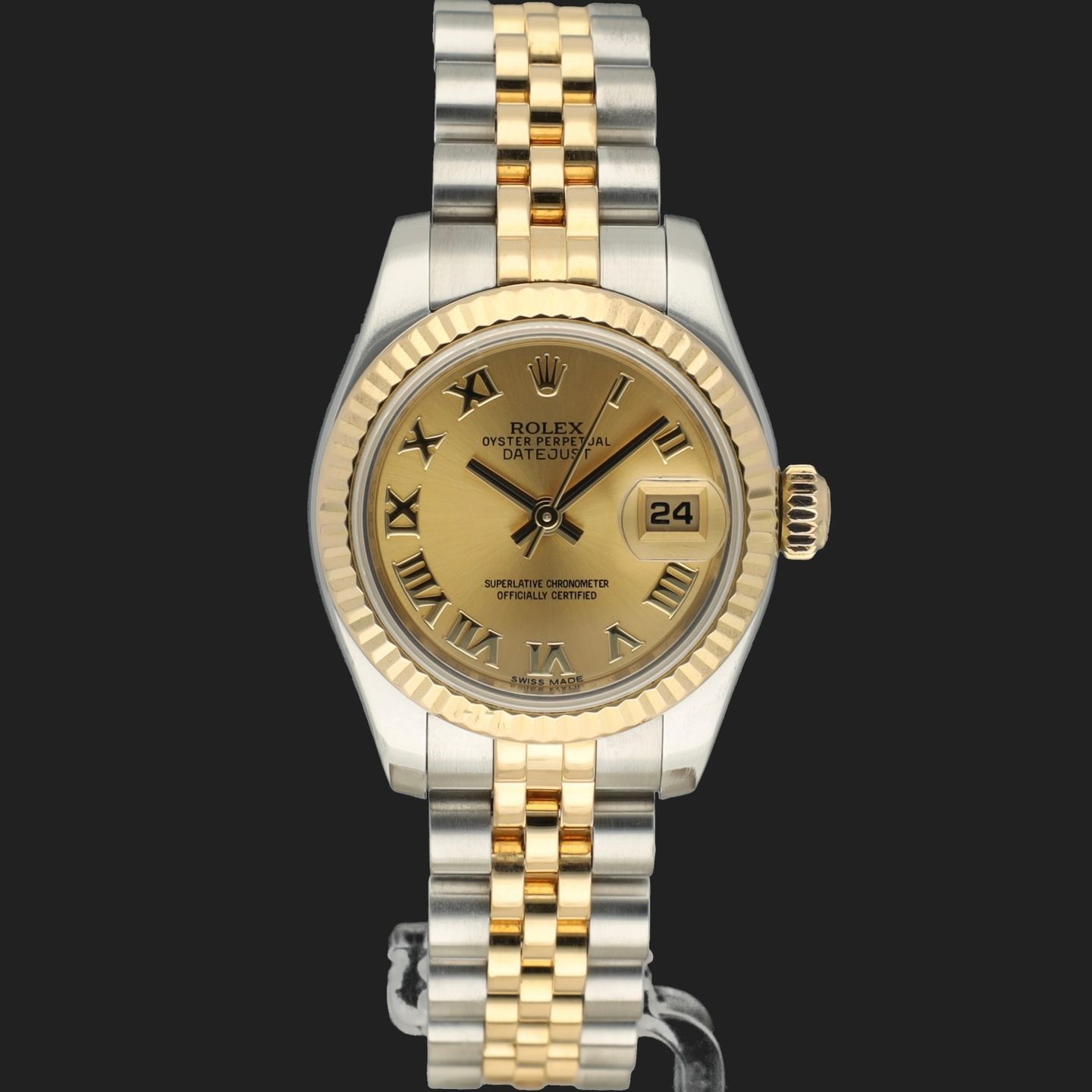 Rolex Lady-Datejust 179173 (2015) - 26 mm Gold/Steel case (3/8)