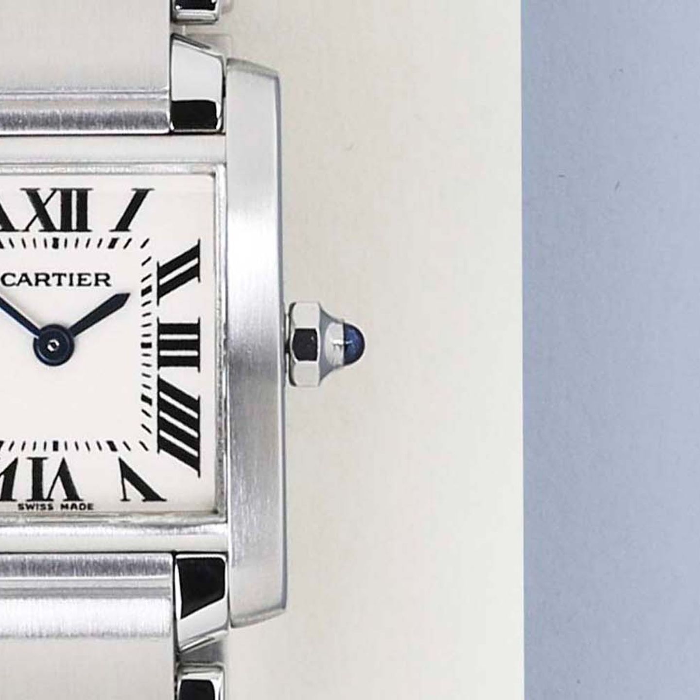 Cartier Tank Française SM W51008Q3 (2000) - 20 mm Steel case (5/8)