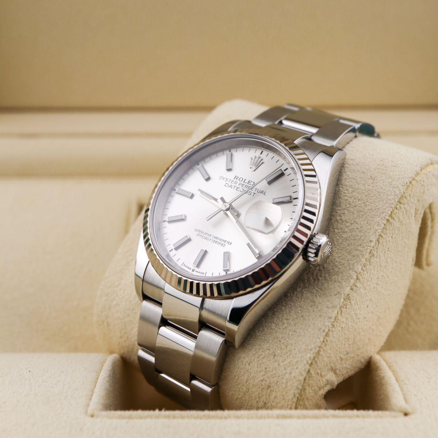 Rolex Datejust 36 126234 (2020) - Zilver wijzerplaat 36mm Staal (3/6)