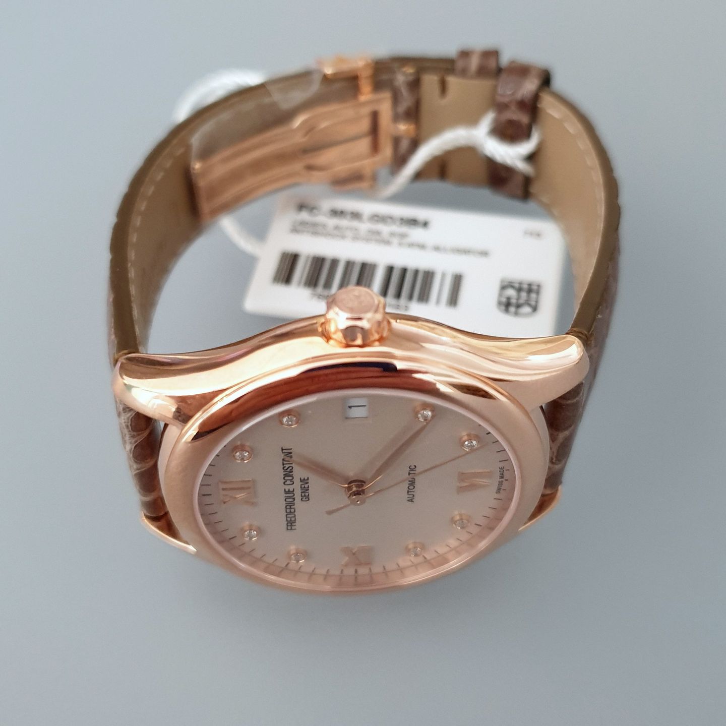 Frederique Constant Ladies Automatic FC-303LGD3B4 (2025) - Zilver wijzerplaat 36mm Staal (6/8)