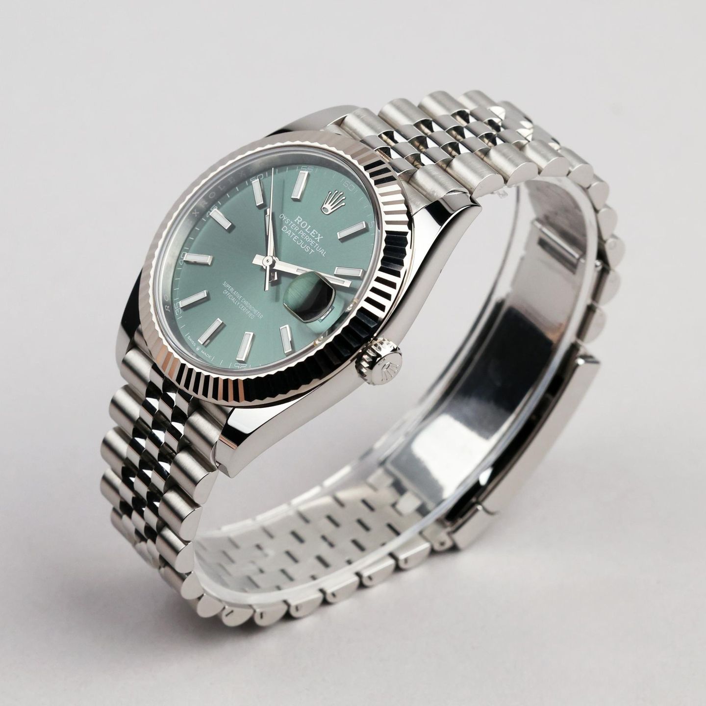 Rolex Datejust 41 126334 (2026) - Green dial 41 mm Steel case (3/7)