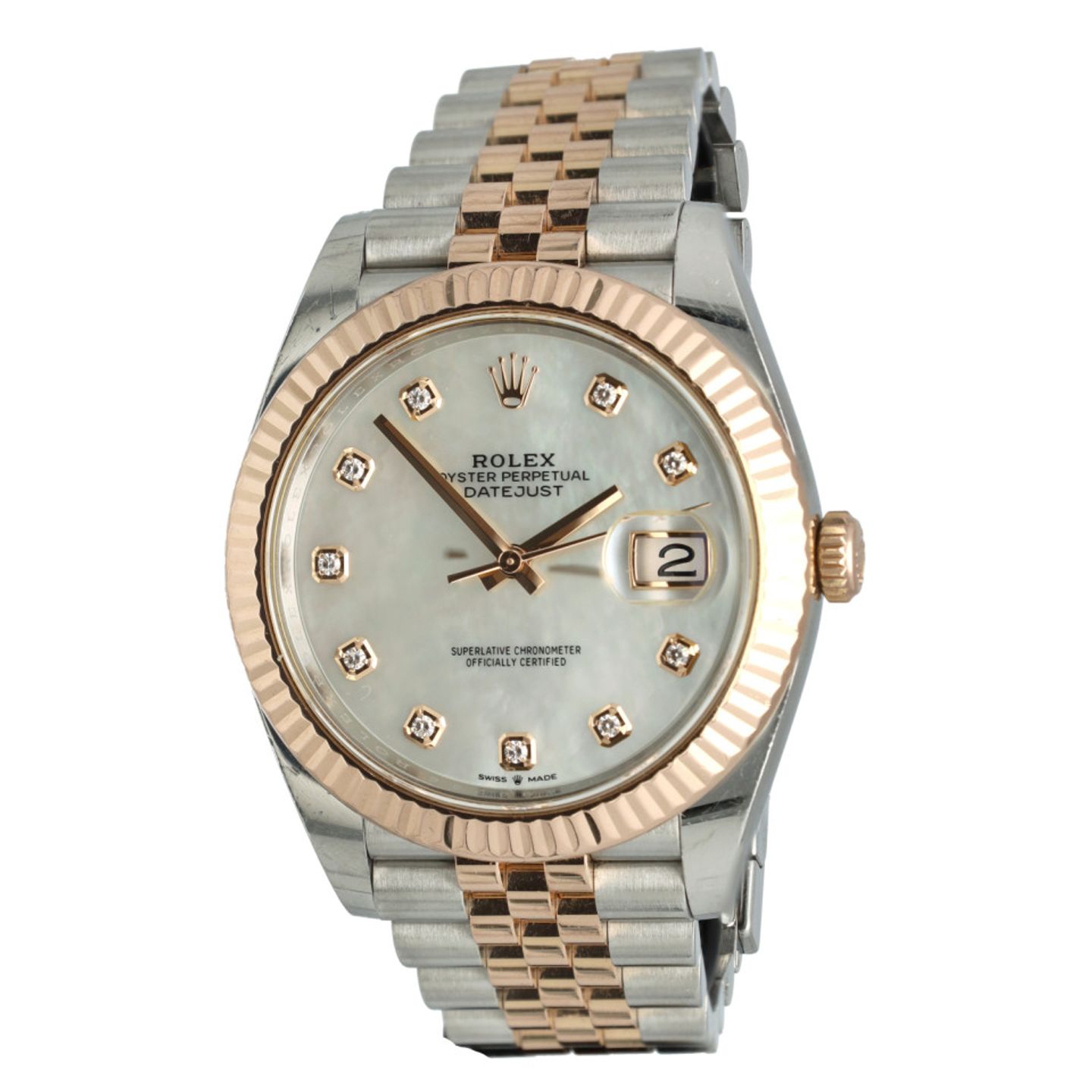 Rolex Datejust 41 126331 (2021) - Pearl dial 41 mm Gold/Steel case (1/7)