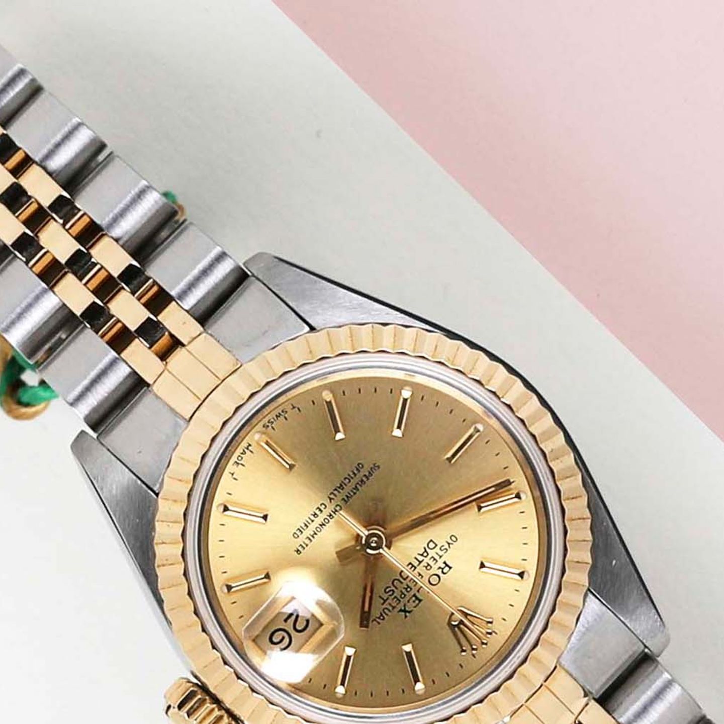 Rolex Lady-Datejust 69173 (1994) - 26mm Goud/Staal (4/8)