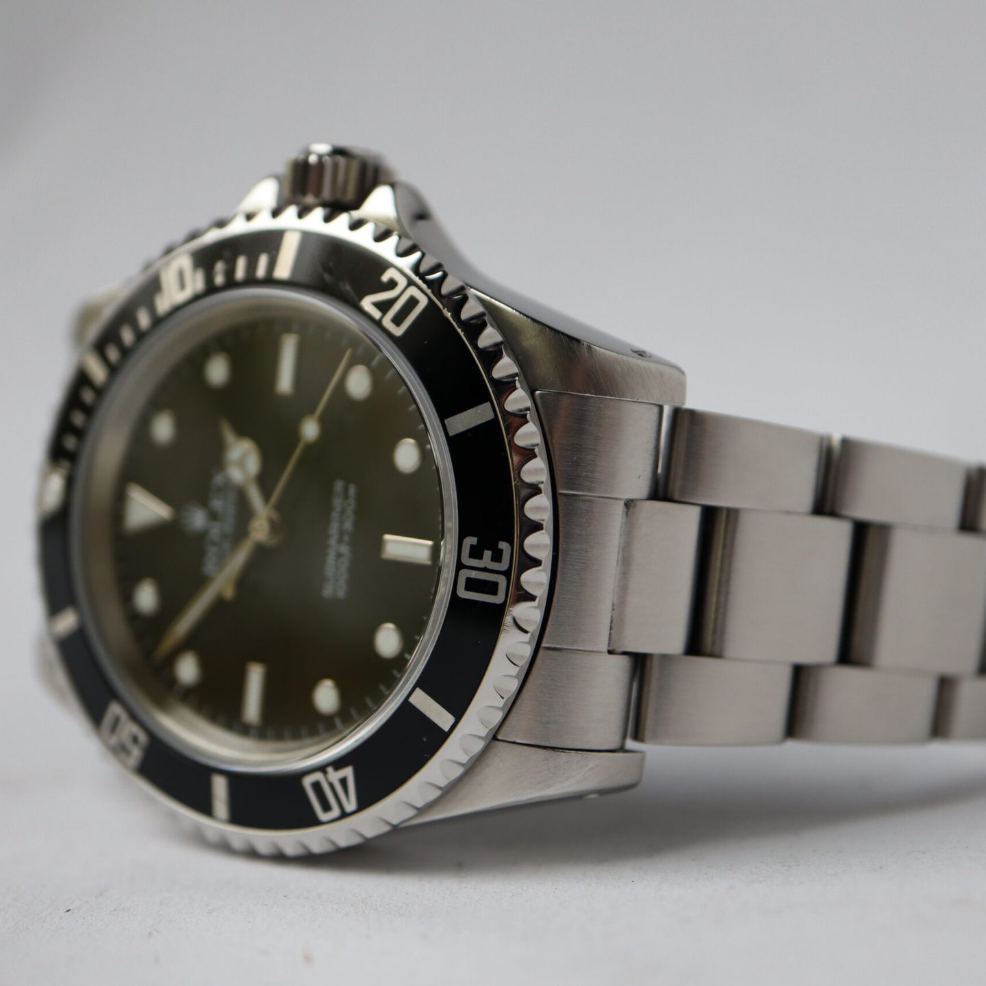 Rolex Submariner No Date 14060M (2007) - Zwart wijzerplaat 40mm Staal (3/8)