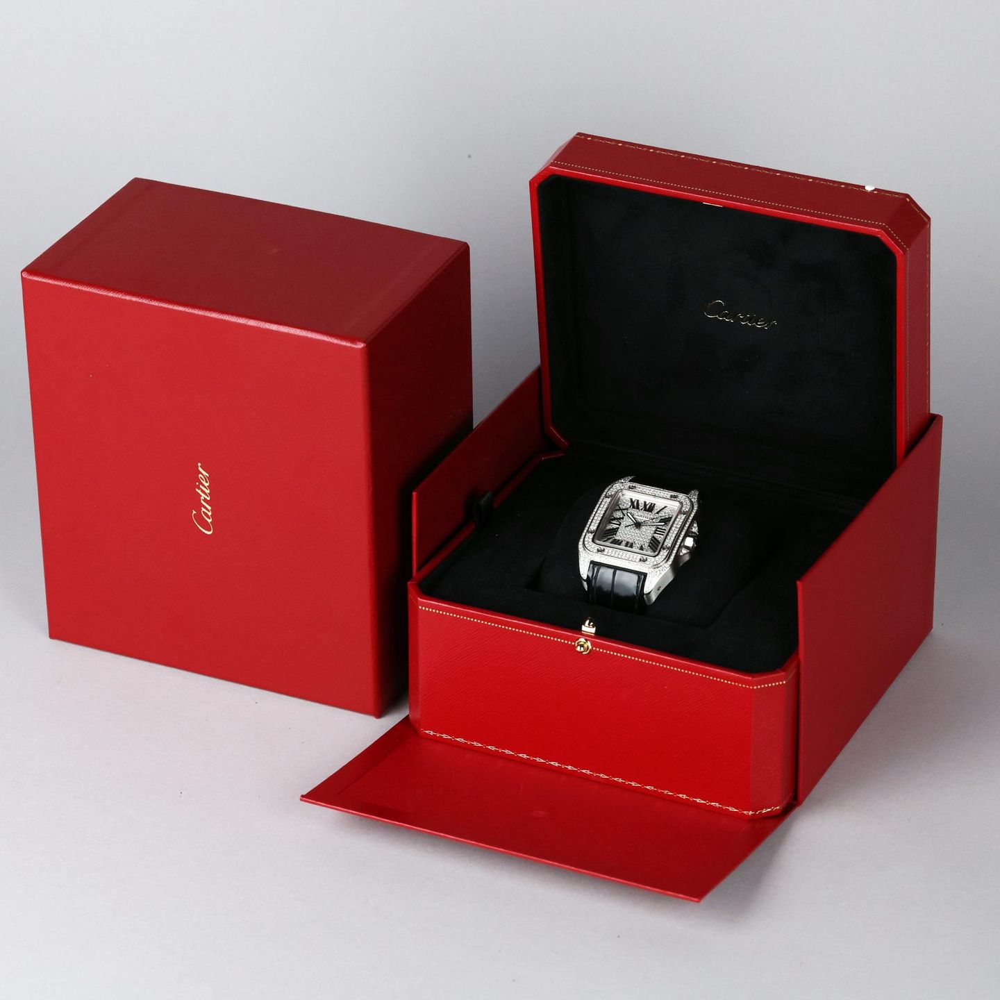 Cartier Santos 100 2656 (Unknown (random serial)) - 38 mm Steel case (8/8)