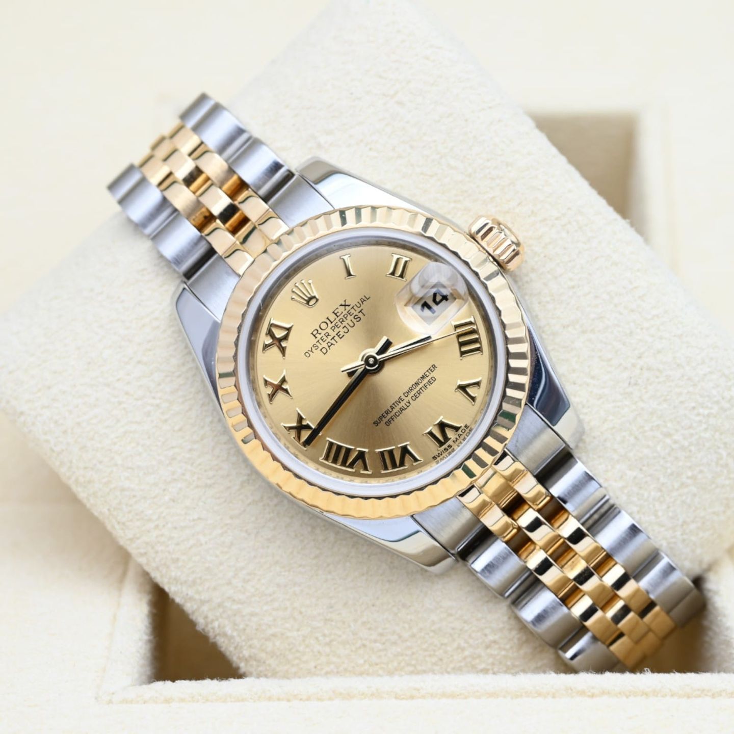 Rolex Lady-Datejust 179173 (2012) - Goud wijzerplaat 26mm Goud/Staal (1/7)