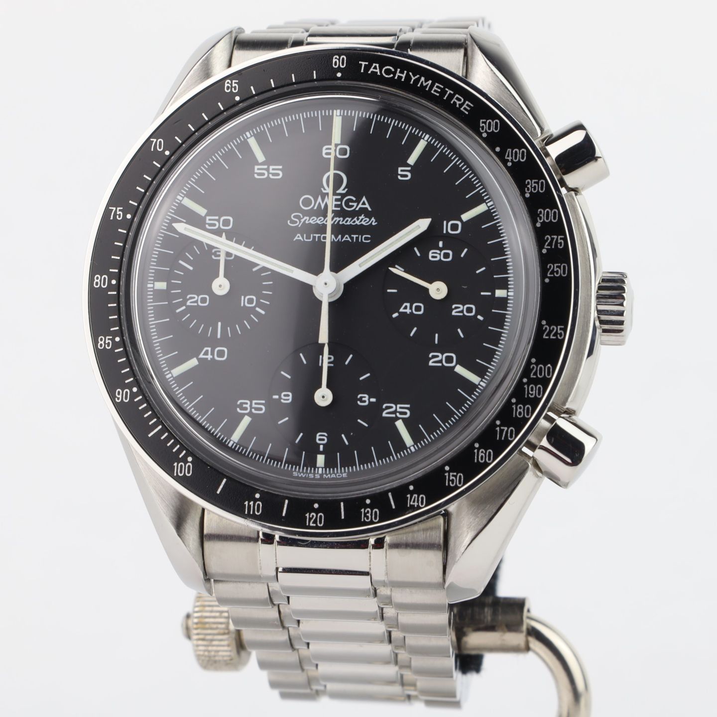 Omega Speedmaster Reduced 3510.50.00 (2000) - Black dial 39 mm Steel case (1/8)