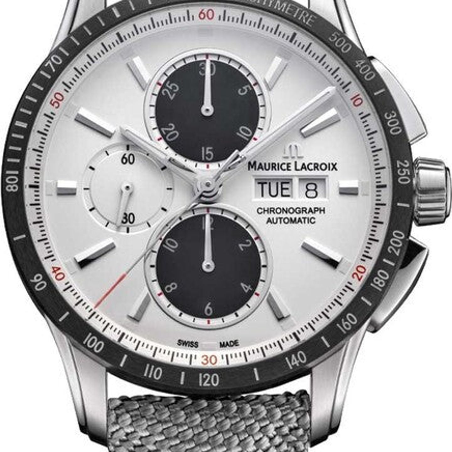 Maurice Lacroix Pontos S PT6038-SSL24-130-2 (2025) - Silver dial 43 mm Steel case (1/1)