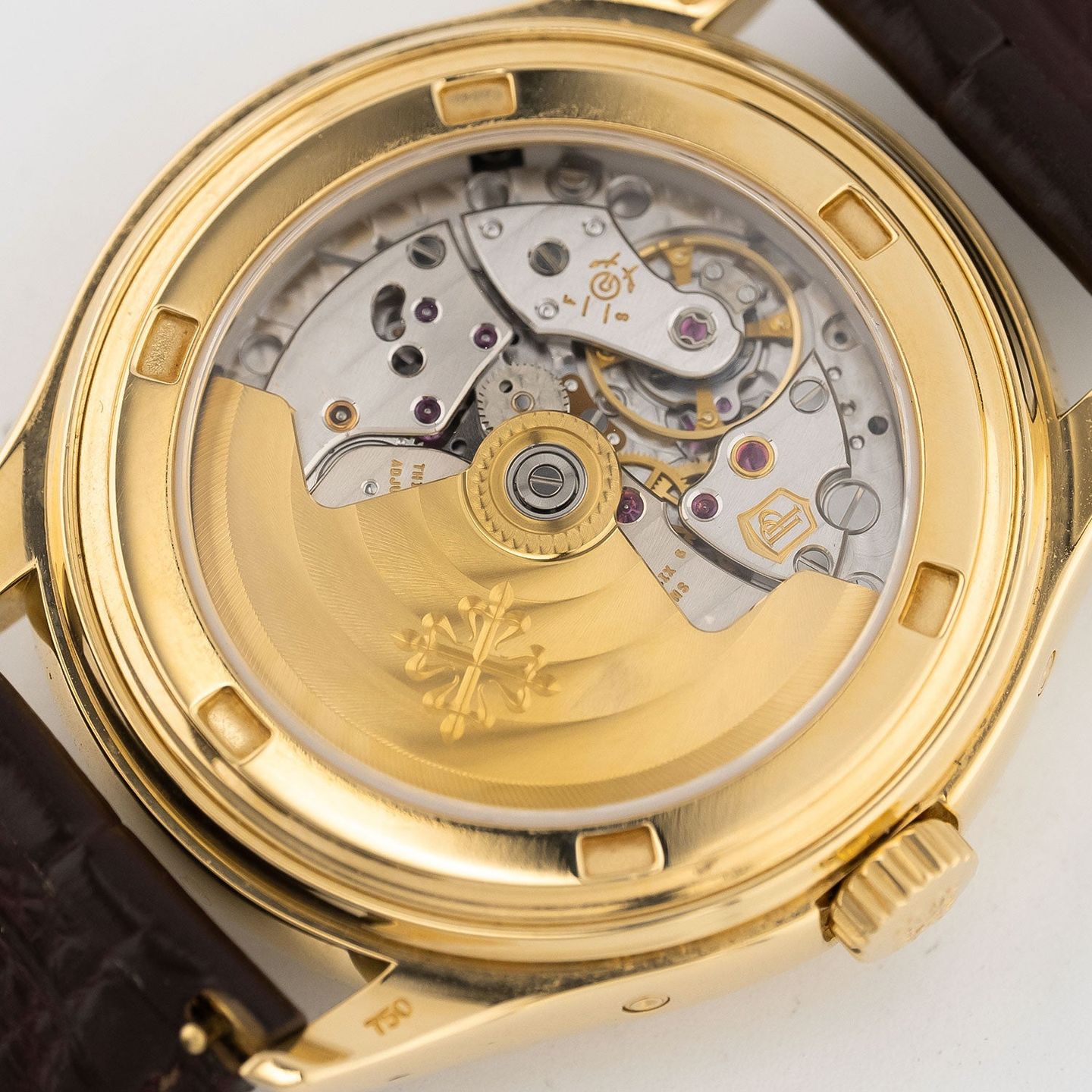 Patek Philippe Annual Calendar 5146J-001 (Onbekend (willekeurig serienummer)) - Beige wijzerplaat 39mm Geelgoud (5/6)