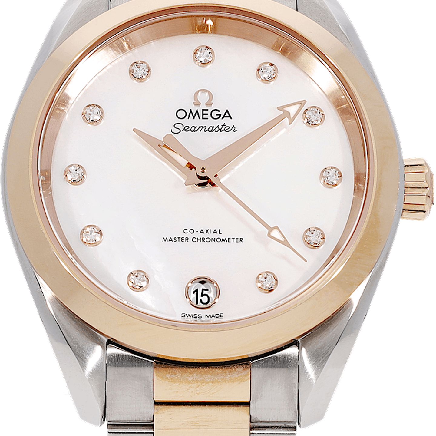 Omega Seamaster Aqua Terra 220.20.34.20.55.001 (2024) - Pearl dial 34 mm Steel case (2/2)