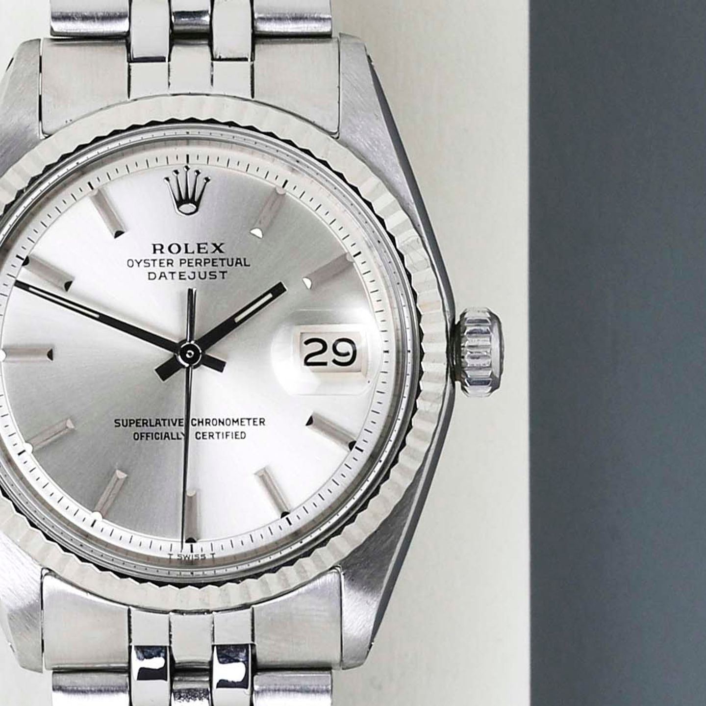 Rolex Datejust 1601 (1972) - 36 mm Steel case (5/8)