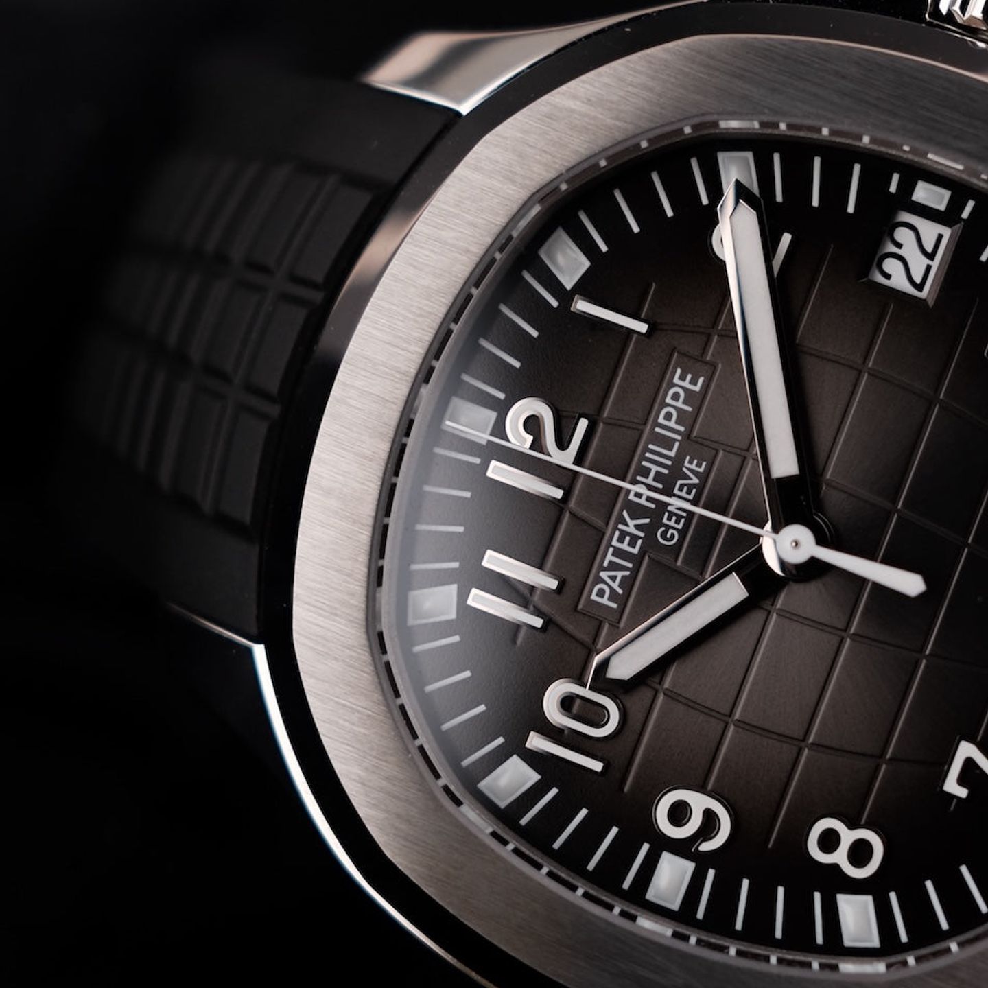 Patek Philippe Aquanaut 5167A-001 (2021) - Zwart wijzerplaat 41mm Staal (5/8)