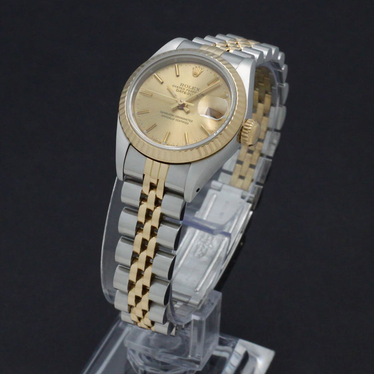 Rolex Lady-Datejust 69173 (1993) - Goud wijzerplaat 26mm Goud/Staal (5/7)