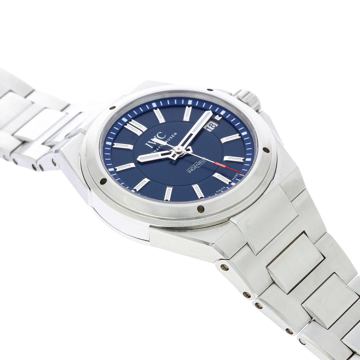 IWC Ingenieur Automatic IW313909 (2018) - Blue dial 39 mm Steel case (5/8)