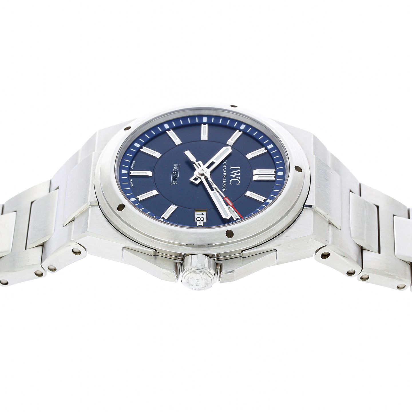 IWC Ingenieur Automatic IW313909 (2018) - Blue dial 39 mm Steel case (2/8)