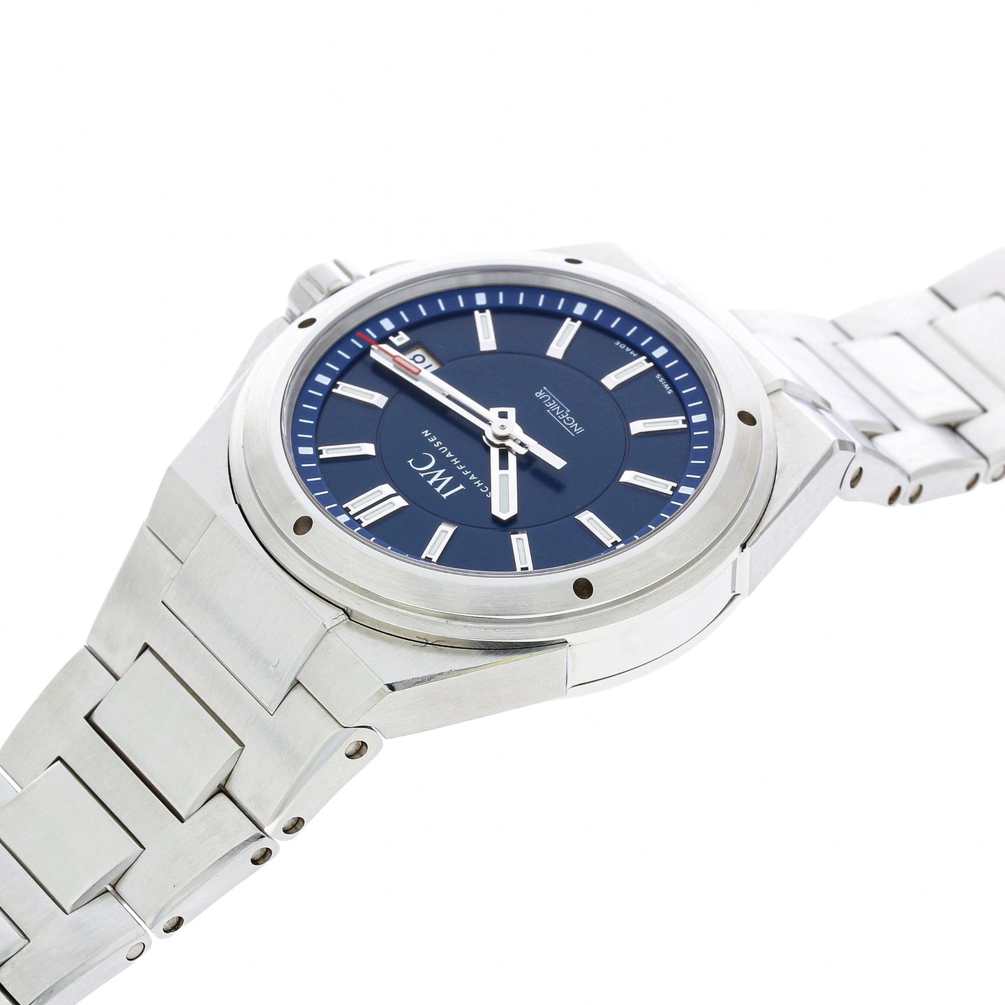 IWC Ingenieur Automatic IW313909 (2018) - Blue dial 39 mm Steel case (4/8)