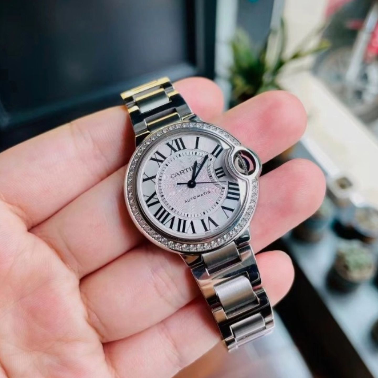 Cartier Ballon Bleu 33mm W4BB0023 (2022) - Zilver wijzerplaat 33mm Staal (1/1)