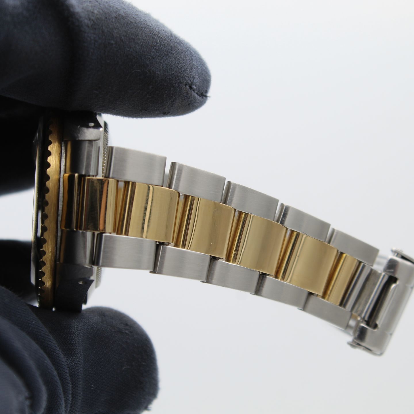 Rolex Submariner Date 16803 (1987) - Blauw wijzerplaat 40mm Goud/Staal (8/8)