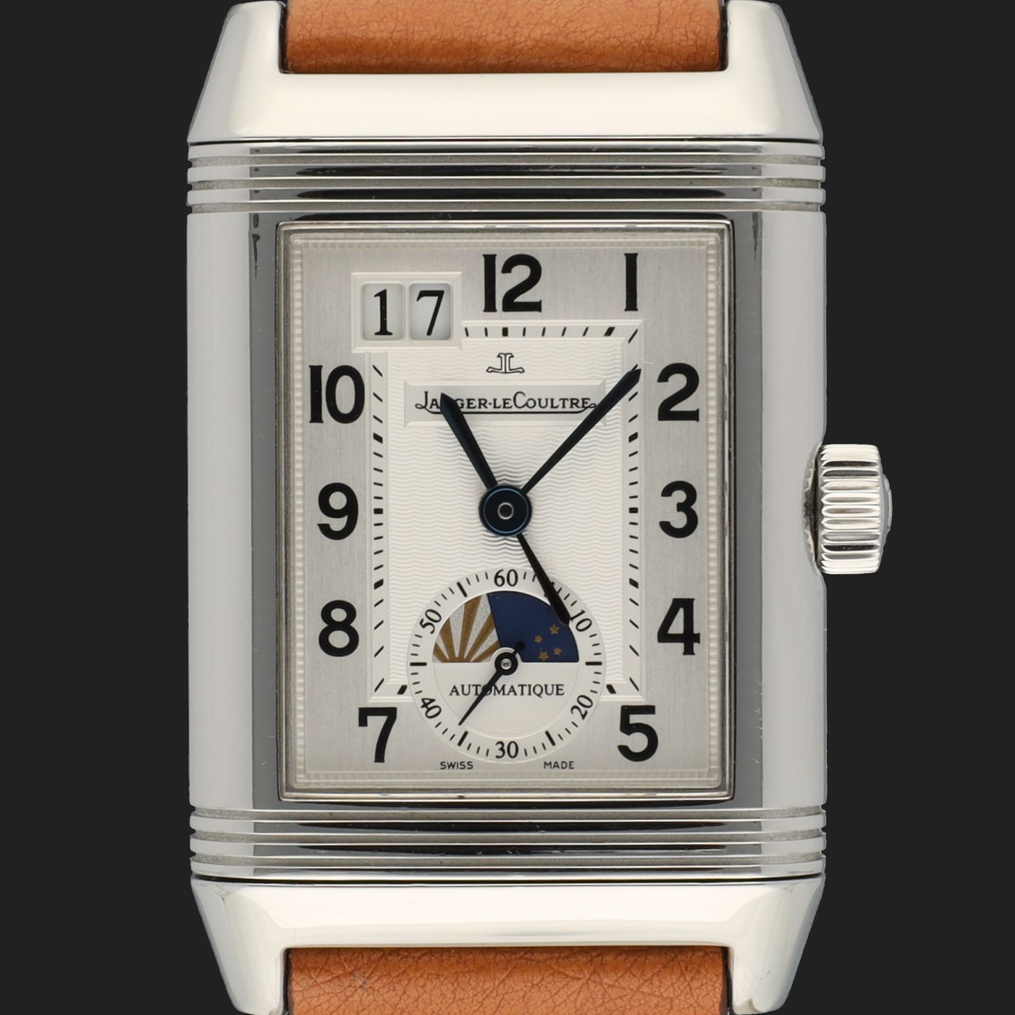 Jaeger-LeCoultre Grande Reverso 240.8.72 (2005) - Zilver wijzerplaat 29mm Staal (2/8)