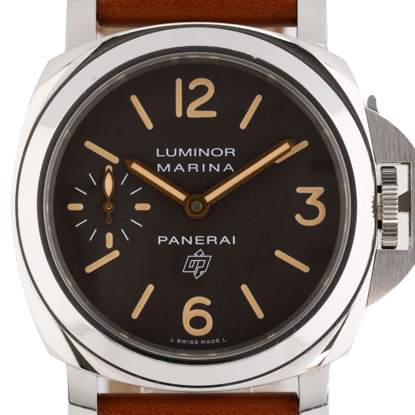 Panerai Luminor Marina PAM00632 (2018) - Bruin wijzerplaat 44mm Staal (2/6)