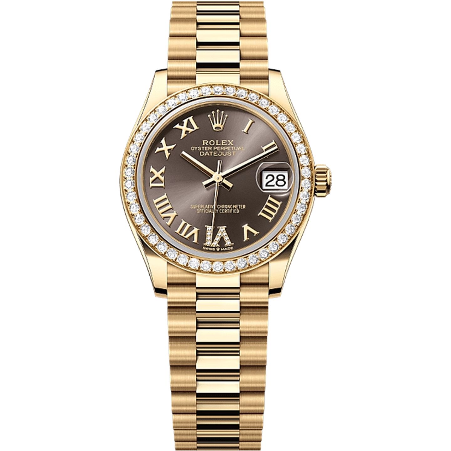 Rolex Datejust 31 278288RBR (2025) - Grijs wijzerplaat 31mm Geelgoud (1/1)