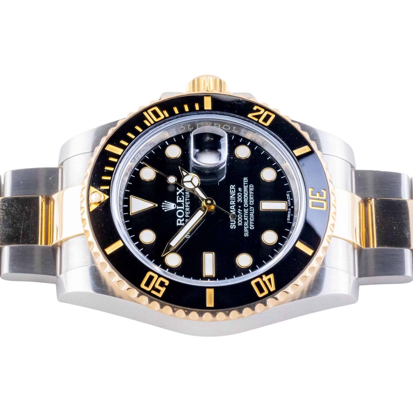 Rolex Submariner Date 116613LN (2017) - Black dial 40 mm Gold/Steel case (5/8)