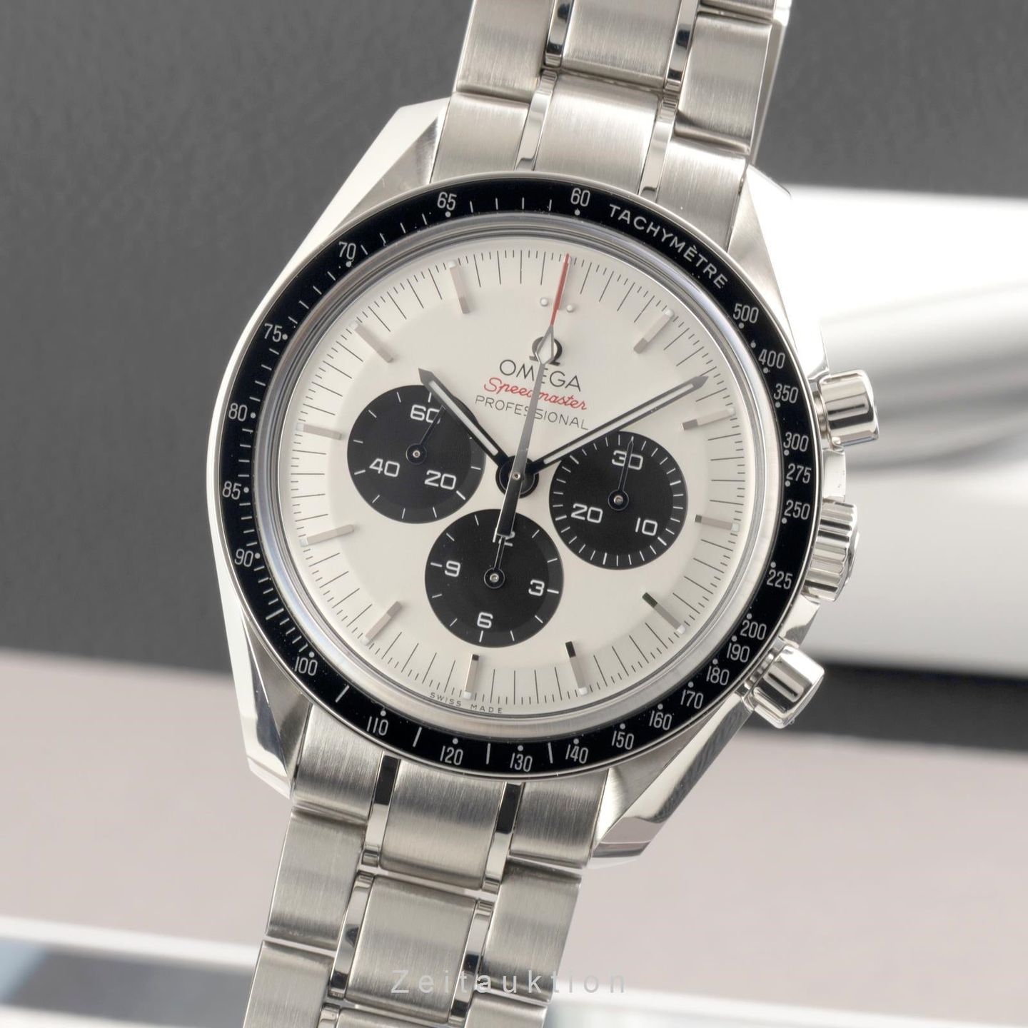 Omega Speedmaster Professional Moonwatch 522.30.42.30.04.001 (Onbekend (willekeurig serienummer)) - Zilver wijzerplaat 42mm Staal (1/8)