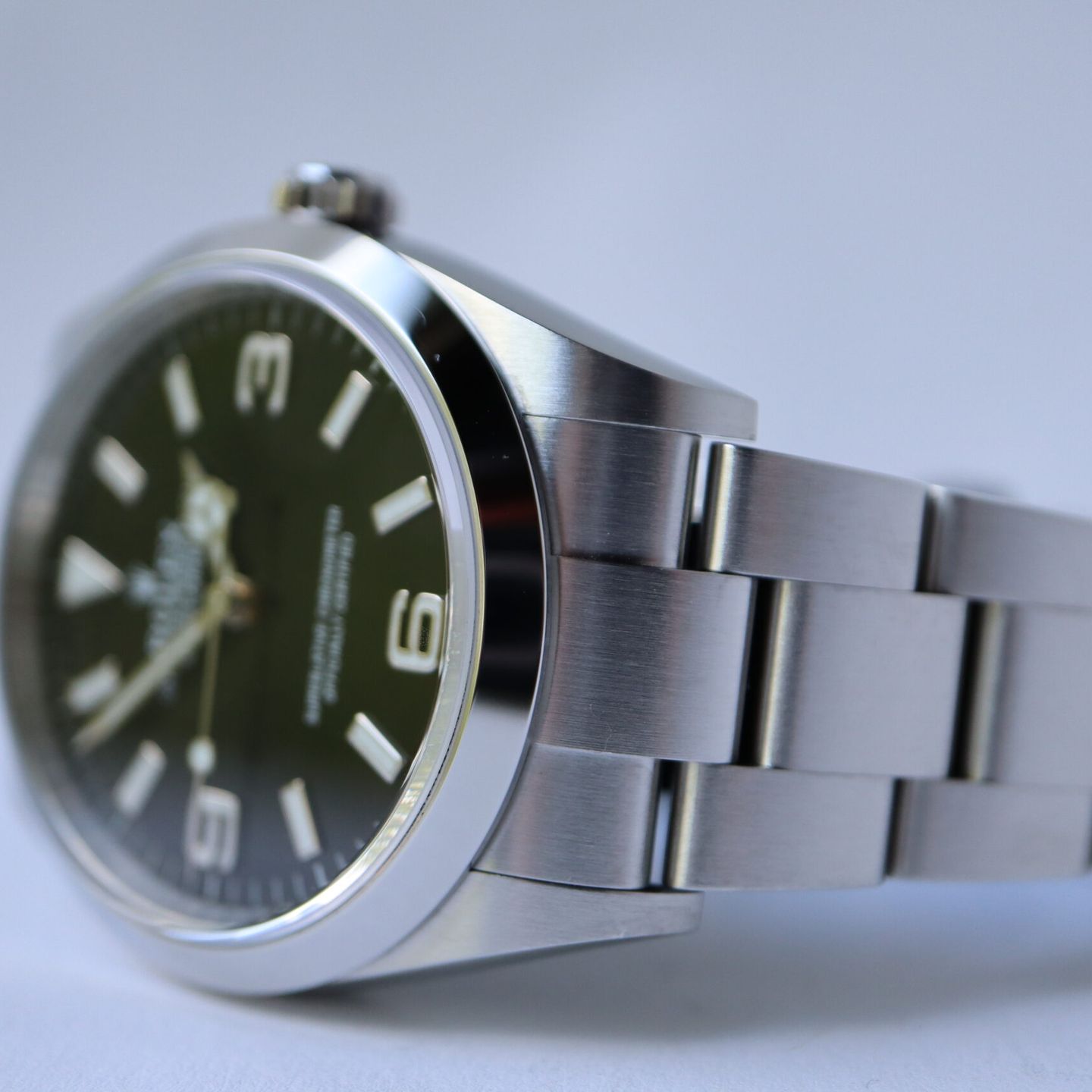 Rolex Explorer 124270 (2021) - Zwart wijzerplaat 36mm Staal (3/8)