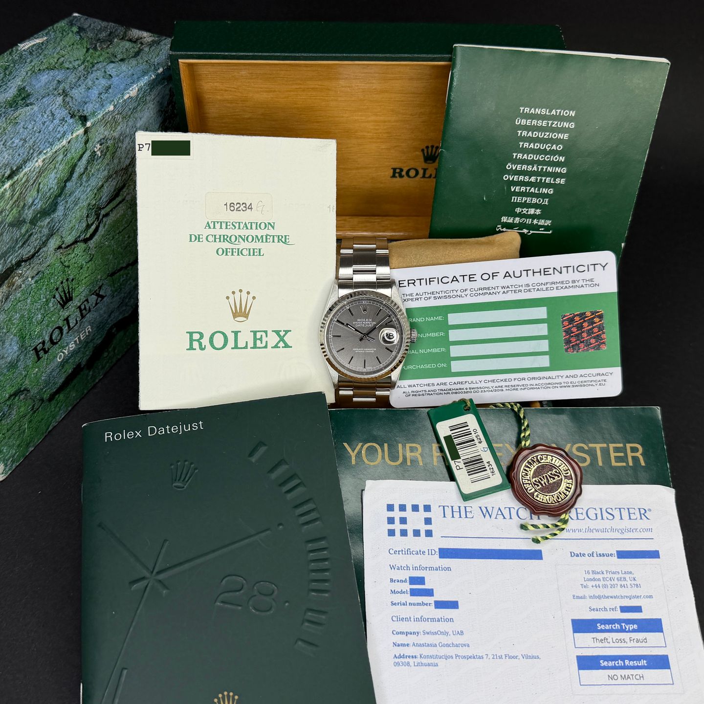 Rolex Datejust 36 16234 (2000) - 36mm Staal (3/8)