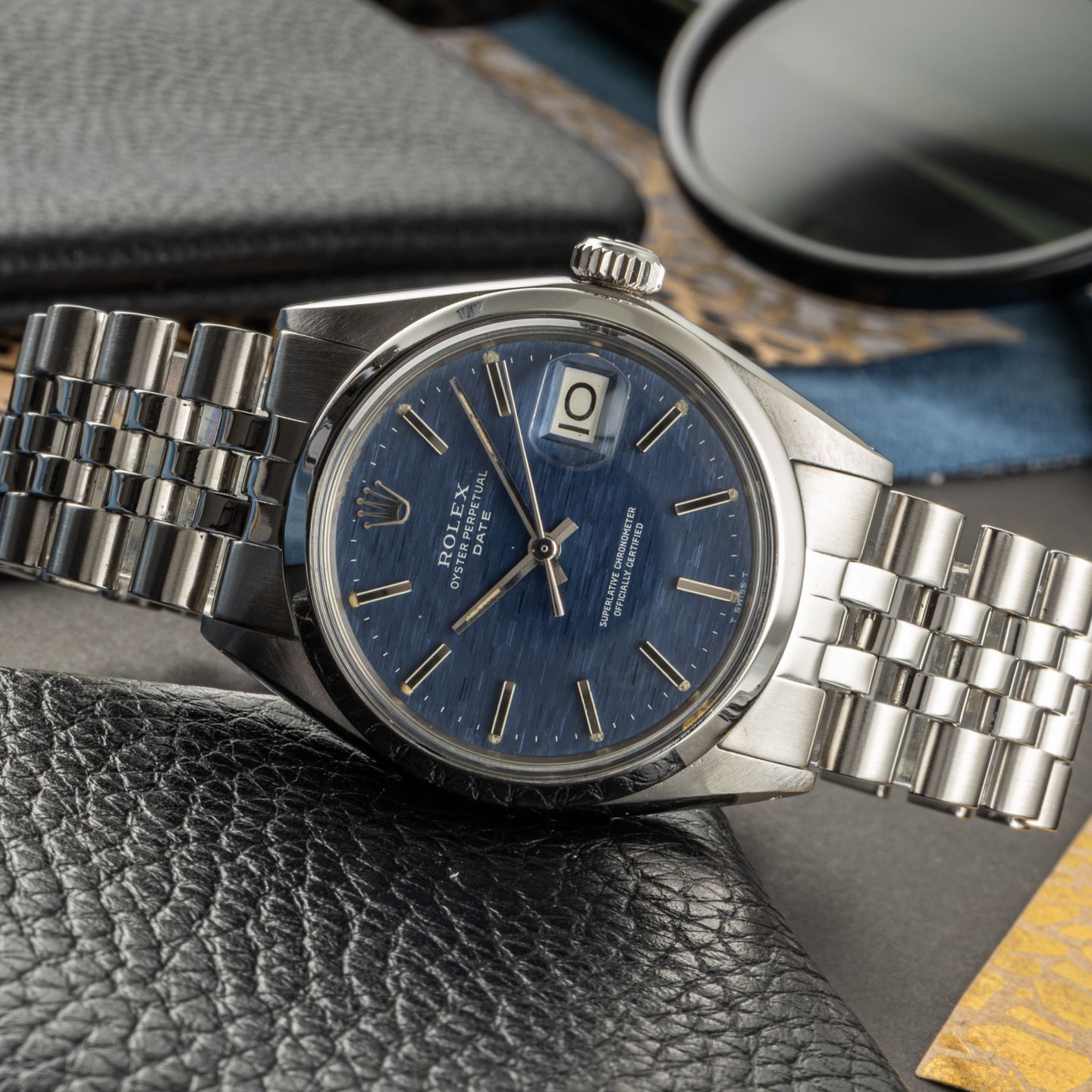 Rolex Oyster Perpetual Date 1500 (1969) - 34mm Staal (2/8)