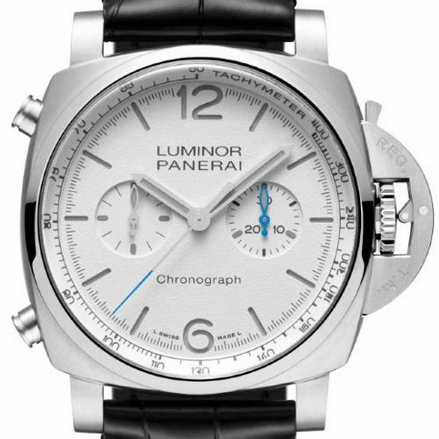 Panerai Luminor Chrono PAM01218 (2025) - Wit wijzerplaat 44mm Staal (1/1)