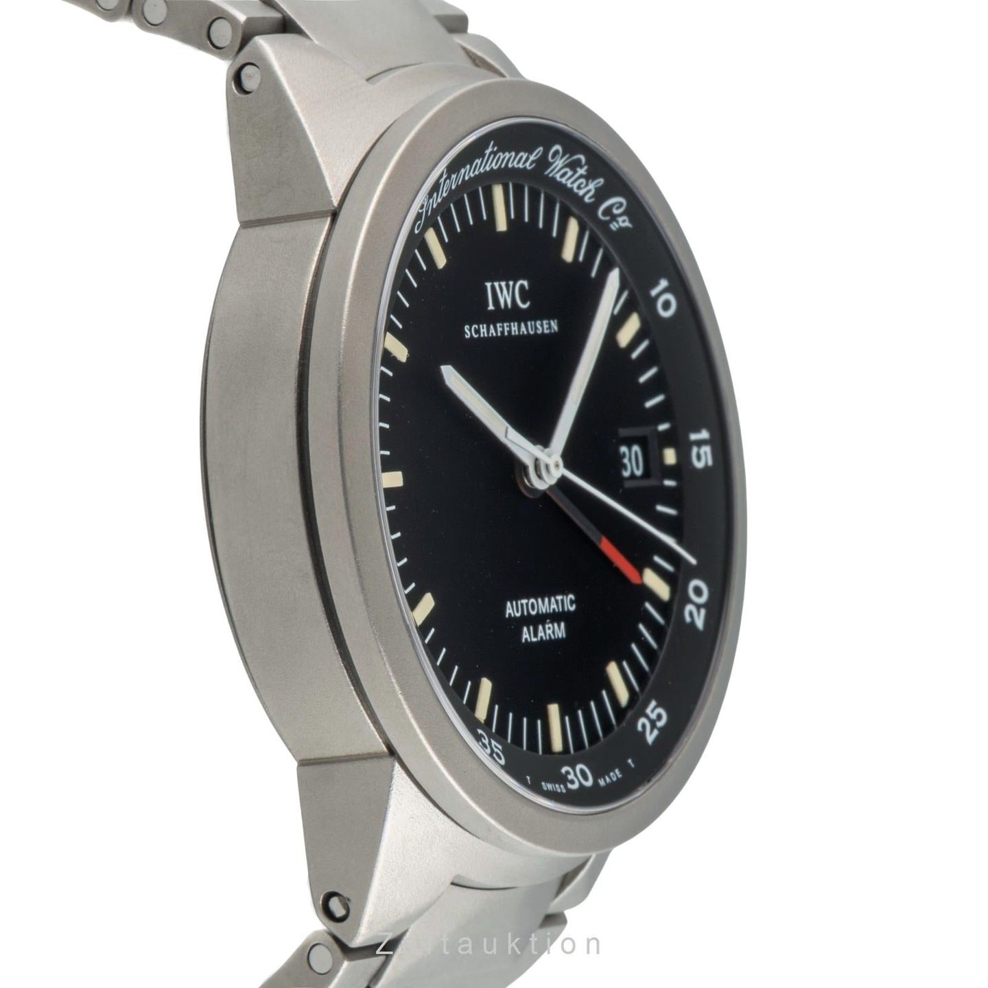 IWC GST IW353701 (1995) - Zwart wijzerplaat 40mm Titanium (6/8)