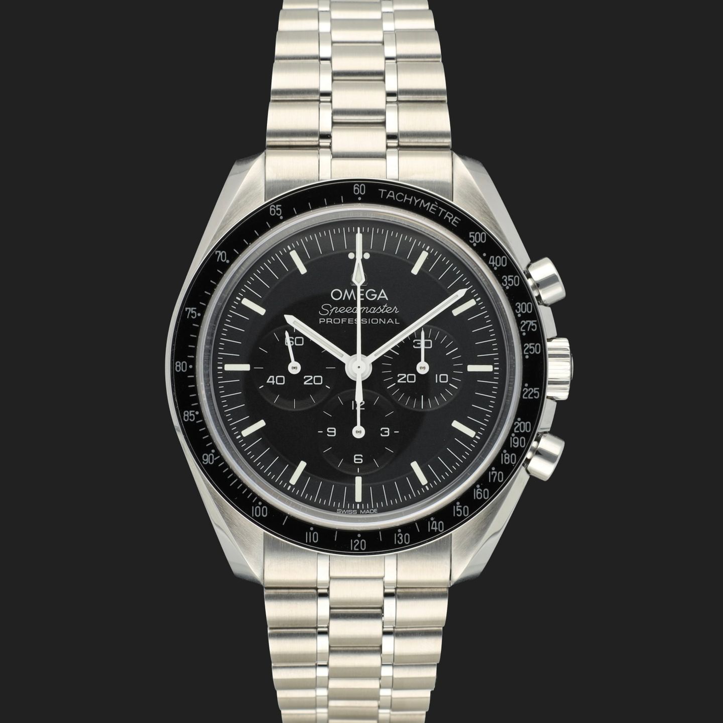 Omega Speedmaster Professional Moonwatch 310.30.42.50.01.002 (2024) - Zwart wijzerplaat 42mm Staal (3/8)